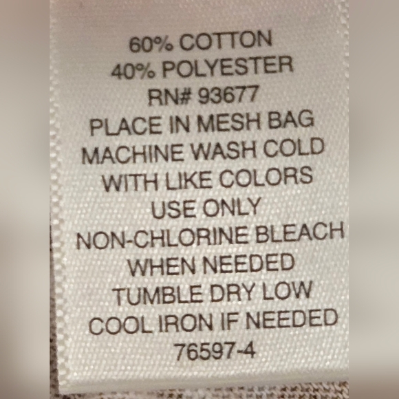 NWOT Liz Claiborne Brown Patterned Top - Picture 7 of 7